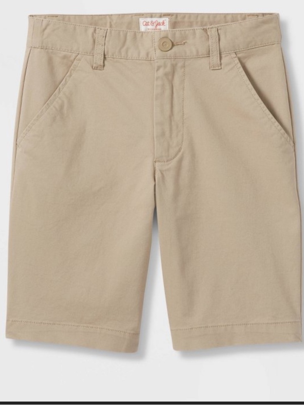 Cat & Jack Regular Fit Flat Front Uniform Shorts